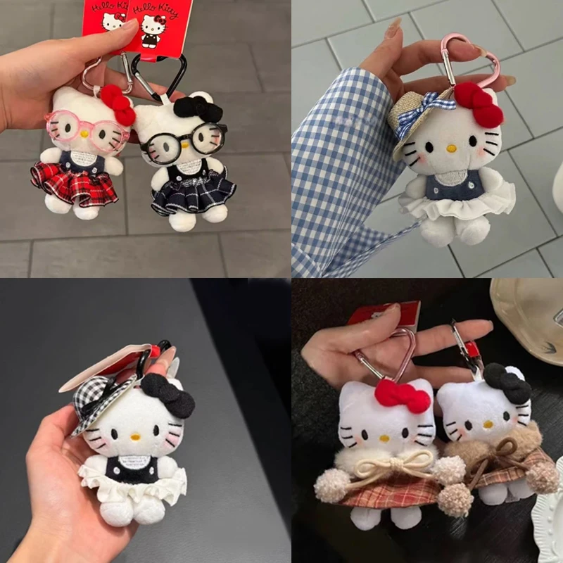 Men Keychain Accessories - Anime Hello Kitty Plush Coat Cloak