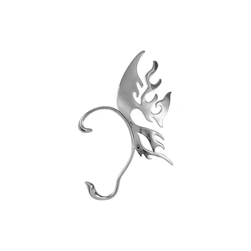 HUANZHI Silver Color Mechanica - Men Accessories Earrings recension och pris