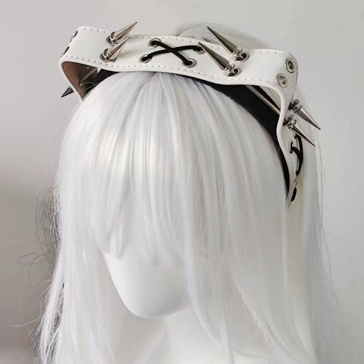 Punk Harajuku Rivet Headband,  - Men Accessories Earrings recension och pris