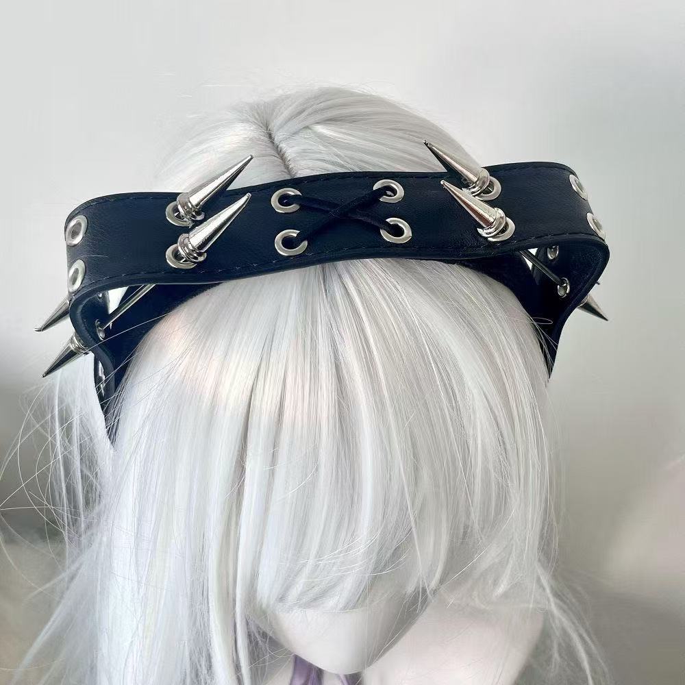 Punk Harajuku Rivet Headband,  - Men Accessories Earrings recension och pris