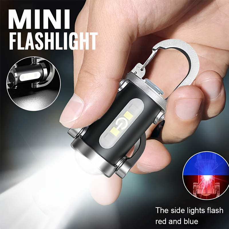 Mini Keychain Flashlight Recha - Men Keychain Accessories recension och pris