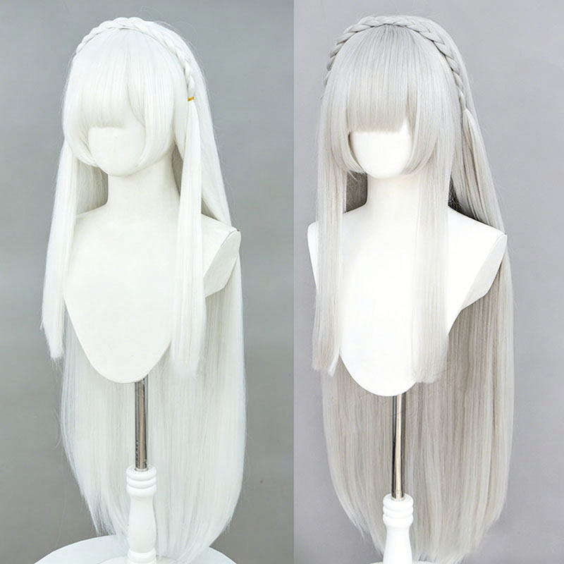 Anime Re:Zero Emilia Cosplay W - Men Accessories Look recension och pris
