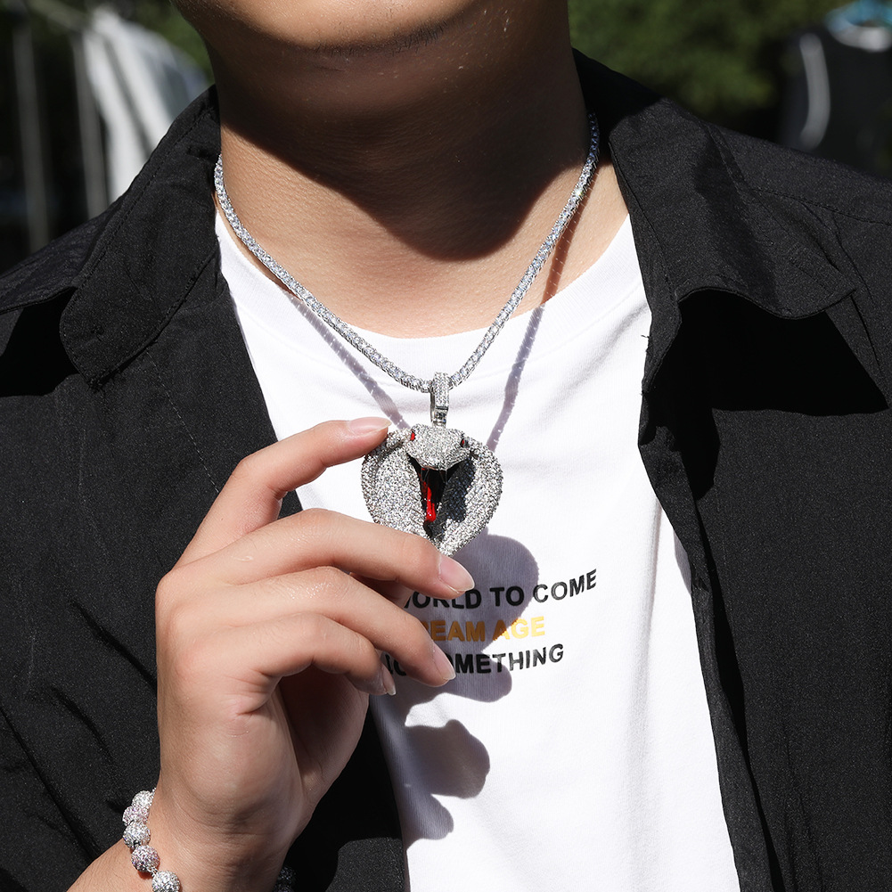 New Cobra Hip Hop Pendant for  - Men Accessories Singapore recension och pris