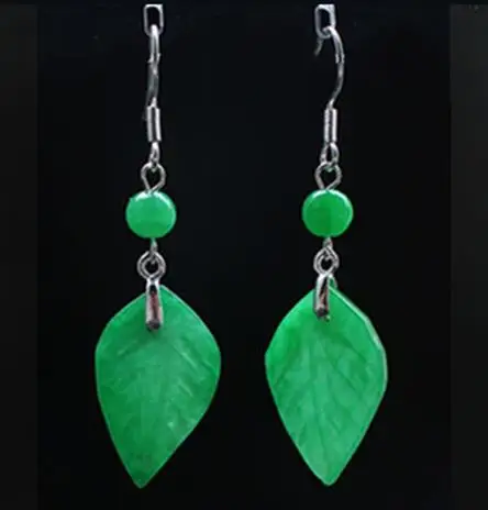 Customized Natural Green Jade  - Men Accessories Earrings recension och pris