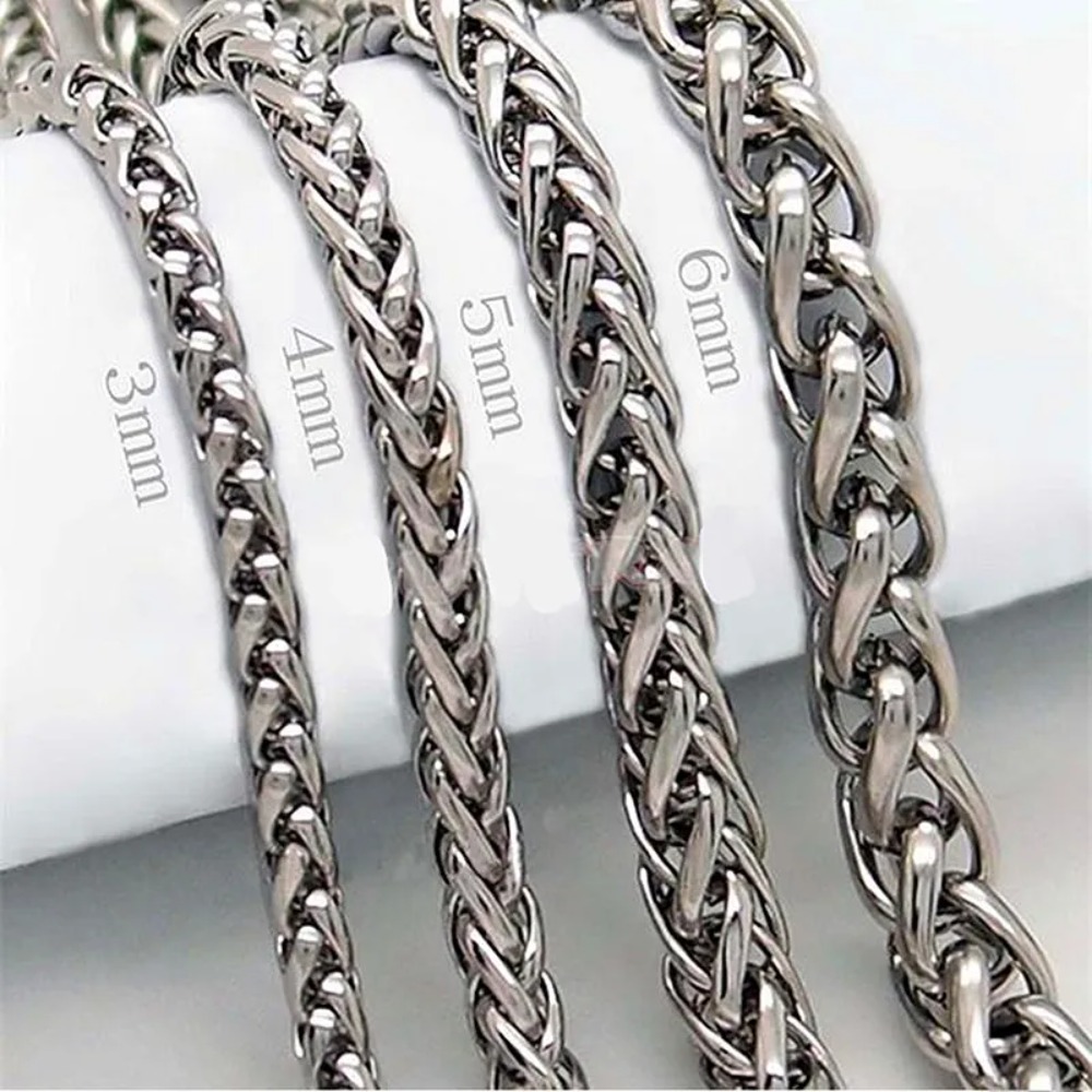3MM Thick STAINLESS STEEL TWIS - Men Accessories Singapore recension och pris