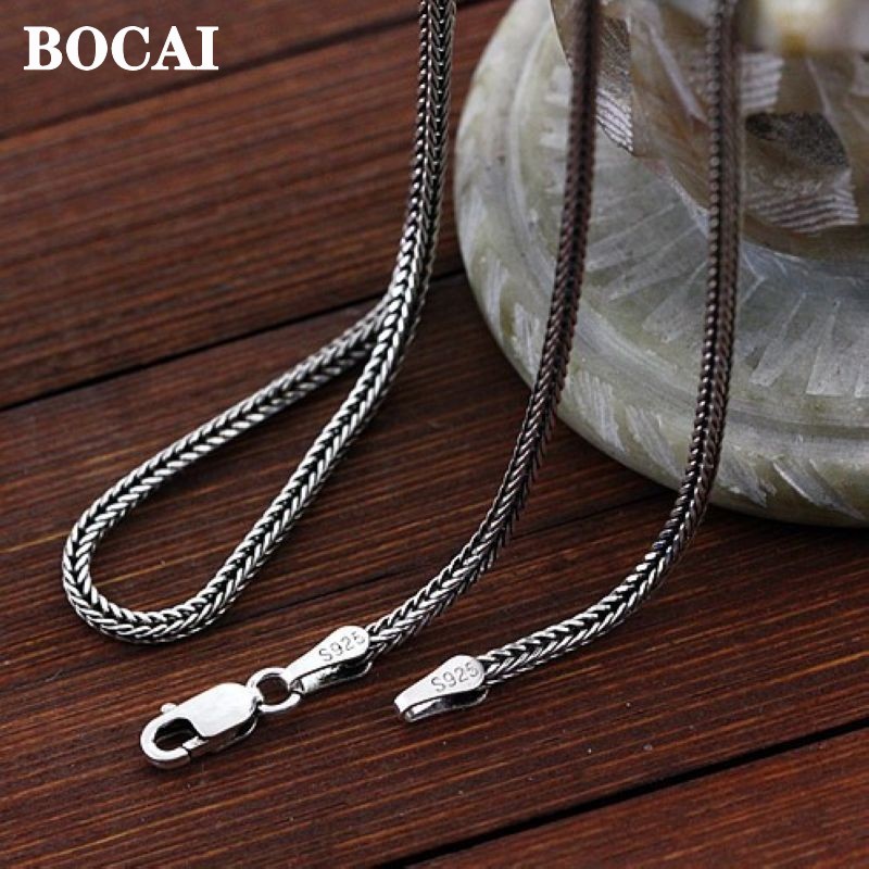 BOCAI Real S925 Silver Jewelry - Men Accessories Singapore recension och pris
