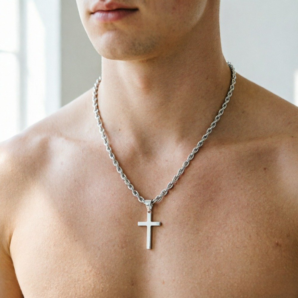 New Fashion Cross Pendant Neck - Men Accessories Singapore recension och pris