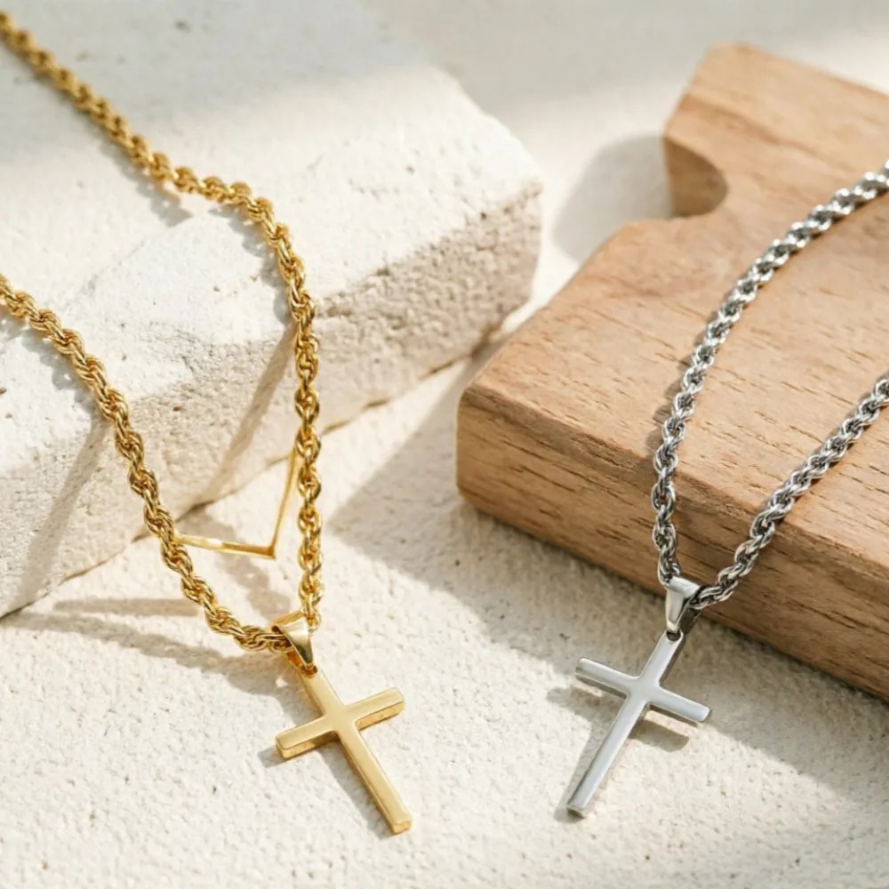 New Fashion Cross Pendant Neck - Men Accessories Singapore recension och pris