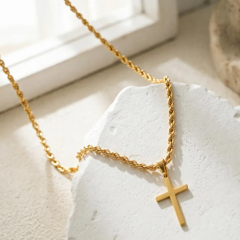 New Fashion Cross Pendant Neck - Men Accessories Singapore recension och pris