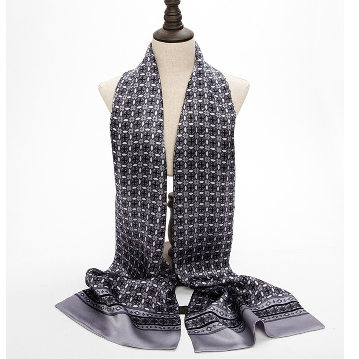 2026 New Silk Scarf Layer Neck - Men Accessories Sale recension och pris