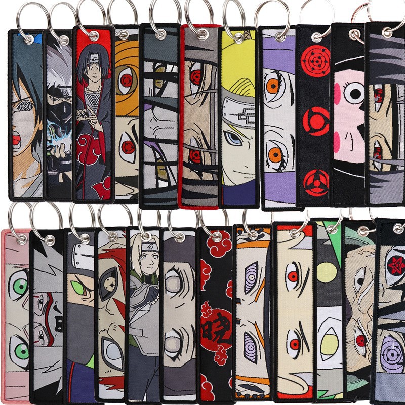 Anime Naruto Embroidery Key Fo - Men Accessories Sale recension och pris