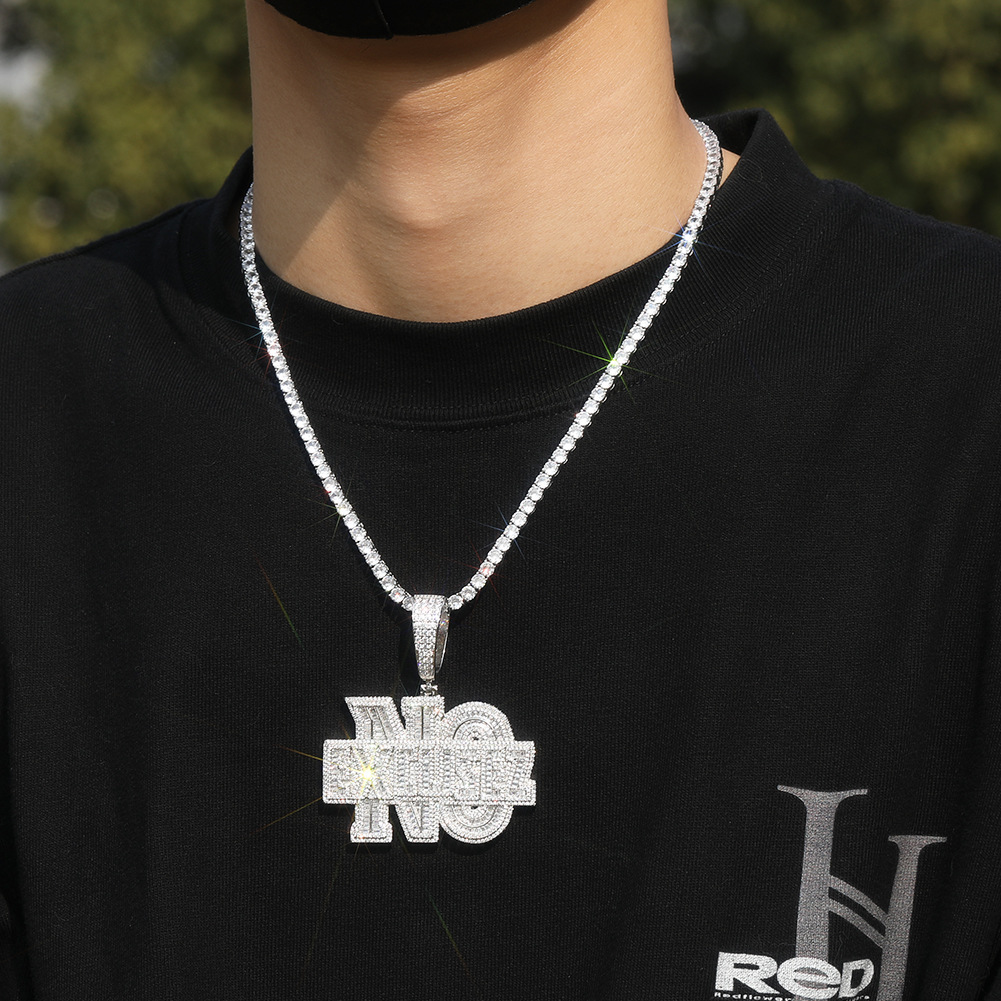 Niche Design Alphabet Hip-hop  - Men Accessories Singapore recension och pris
