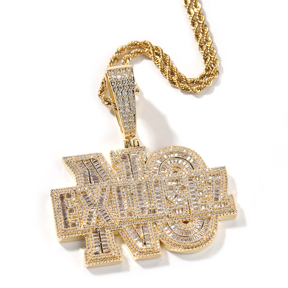 Niche Design Alphabet Hip-hop  - Men Accessories Singapore recension och pris